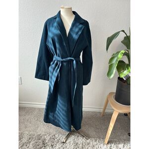 Vintage ILGWU Suede Blue Trench